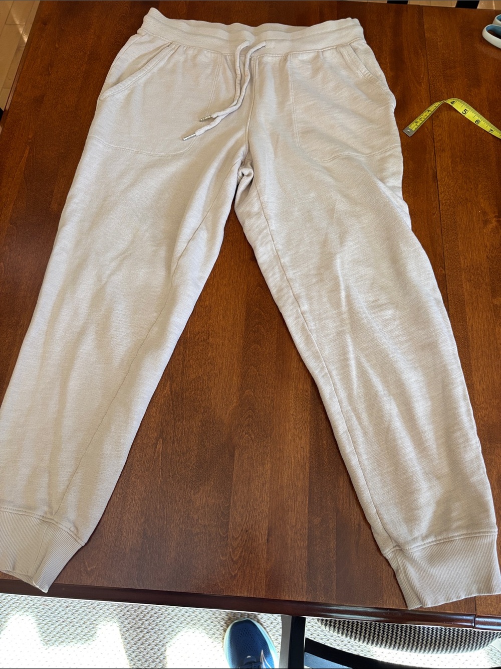 Haven Well Within Light Beige Drawstring Joggers